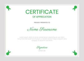 Certificate design templet vector