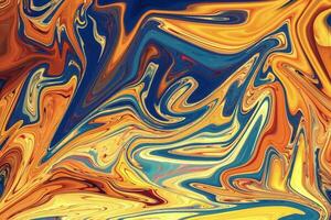 Abstract liquify, marble waves, liquid ripples and seamless pattern concept. photo