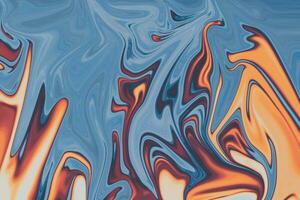 Abstract liquify, chaotic abstract, backdrops and wavy lines concept. photo