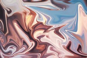 Abstract liquify, marble texture, wavy lines and seamless pattern abstraction. photo