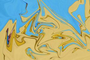 Abstract liquify, abstract background, waves color gradient and liquid texture abstraction. photo