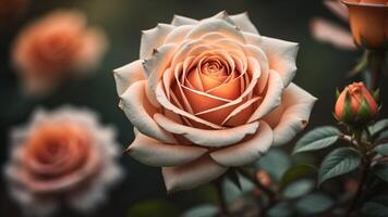 Beautiful Natural Peach Rose, photo