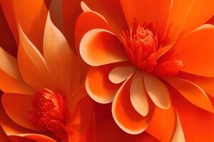 orange flower background wallpaper, photo
