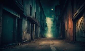 Abandoned street alleys, photo