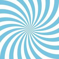 Blue and white candy abstract spiral background. Vector illustration