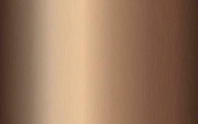 Bronze metallic gradient with scratches. Bronze foil surface texture effect. Vector illustration