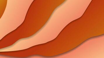 abstract dynamic wavy background in brown color. vector illustration