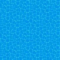 Blue water background. Seamless blue ripples pattern. Water pool texture bottom background. Vector illustration