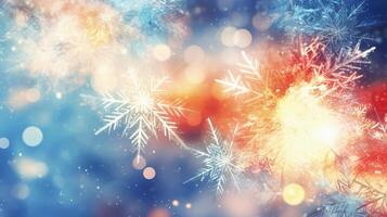 Macro snowflake background. Illustration photo