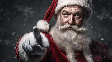 Santa Claus. Illustration AI Generative photo