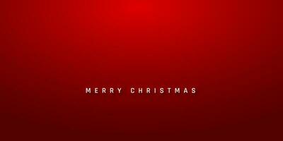 Merry Christmas red background. Chic Christmas greeting card. Vector illustration