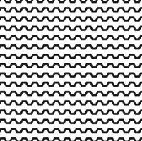 Black Line Zigzag Pattern, Isolated Background. vector