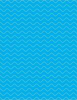 Wavy White Lines On Blue Background, Isolated Background. vector
