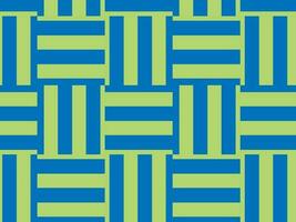Blue And Green Stripes Pattern, Isolated Background. vector