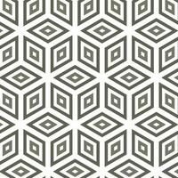 3D Shapes Pattern, Isolated Background. vector
