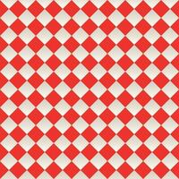 Red Checkered Pattern, Isolated Background. vector