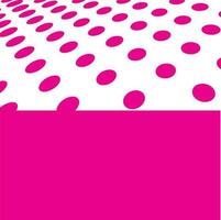 Page Design With Pink Dots, Isolated Background. vector