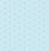 Isometric graph paper background. Seamless pattern. Vector illustration