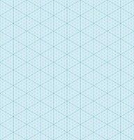 Isometric graph paper background. Seamless pattern. Vector illustration