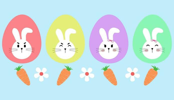 egg easter bunny rabbit cute