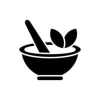 Mortar and Pestle icon vector design templates