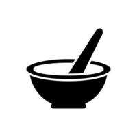 Mortar and Pestle icon vector design templates