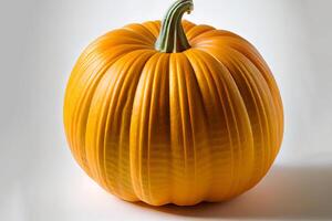 Nutritious One natural Pumpkin. Generative A photo