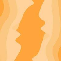 Abstract frame, background texture with top and bottom pattern of wavy lines in trendy autumn shades vector