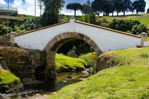 The famous historic Bridge of Boyaca in Colombia. The Colombian independence Battle of Boyaca took place here on August 7, 1819. photo