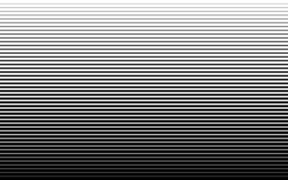 Horizontal speed line halftone pattern thick to thin. Vector illustration