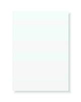 Blank A4 sheet of white paper with shadow, template for your design. Set. Vector illustration