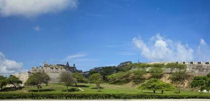 Walls of Cartagena de Indias built at the end of the XVI century for the defense of the city photo