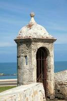 Walls of Cartagena de Indias built at the end of the XVI century for the defense of the city photo