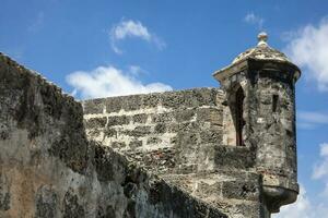 Walls of Cartagena de Indias built at the end of the XVI century for the defense of the city photo