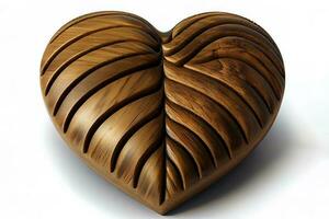 Excellent Heart shape on wood photo