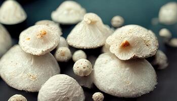 Mushroom Bins Background. photo