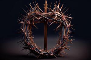 Branch. A depiction of the crown of thorns of Jesus Christ and a. photo