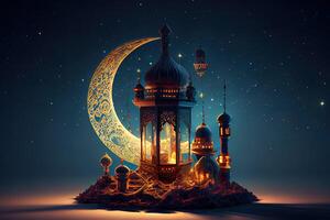 Wonderful Concept of Ramadan Kareem, space for text. photo