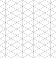 Isometric graph paper background. Seamless pattern. Vector illustration