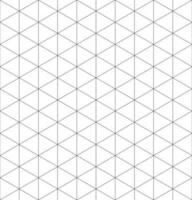 Isometric graph paper background. Seamless pattern. Vector illustration