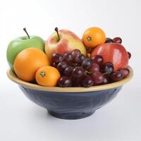 A bowl of fruit Generated photo