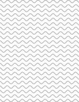Wavy Lines Horizontal, Isolated Background. vector
