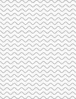 Wavy Lines Horizontal, Isolated Background. vector