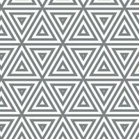 Triangular Pattern Grey Color, Isolated Background. vector