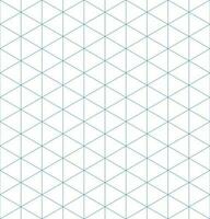 Isometric graph paper background. Seamless pattern. Vector illustration