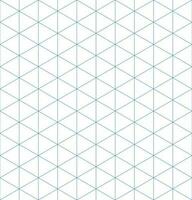 Isometric graph paper background. Seamless pattern. Vector illustration