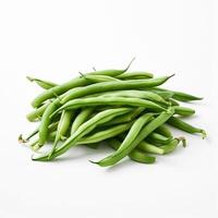 A pile of green beans Generated photo