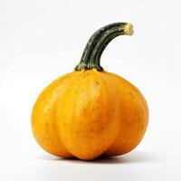 un pila de diferente de colores calabazas generativo ai generado foto