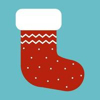 Christmas stockings. Vector Christmas socks.