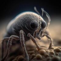 A close up of a bug Generated photo